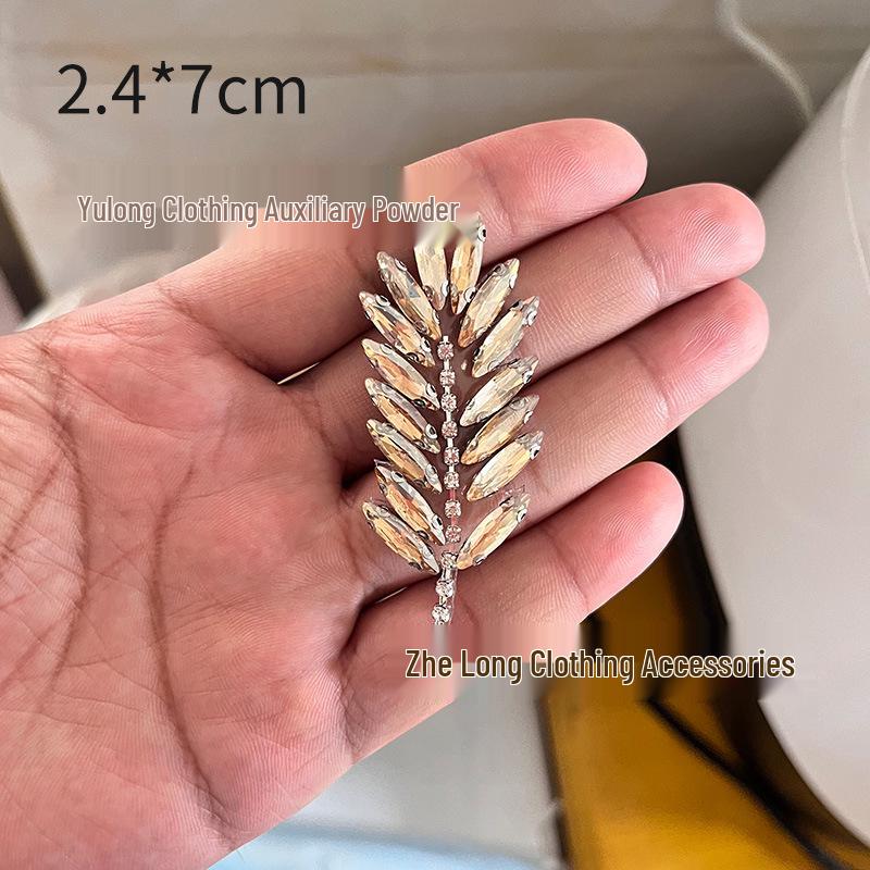 Luxury White Rhinestone Hotfix Stickers: Super Shiny DIY Dress Accessories with Hot Melt Adhesive