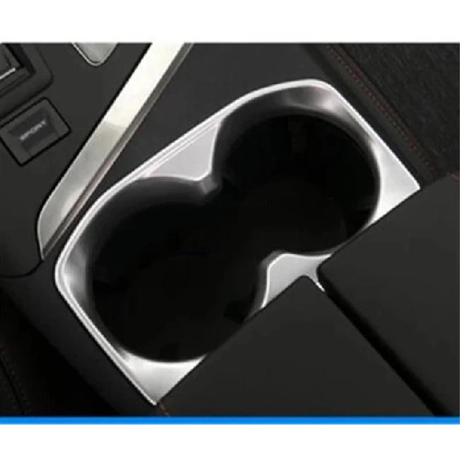 Water Cup Holder Frame Cover Trim For Peugeot 3008 5008 GT 2017 -  ABS Carbon Fiber / Matte Decoration Interior Accessories