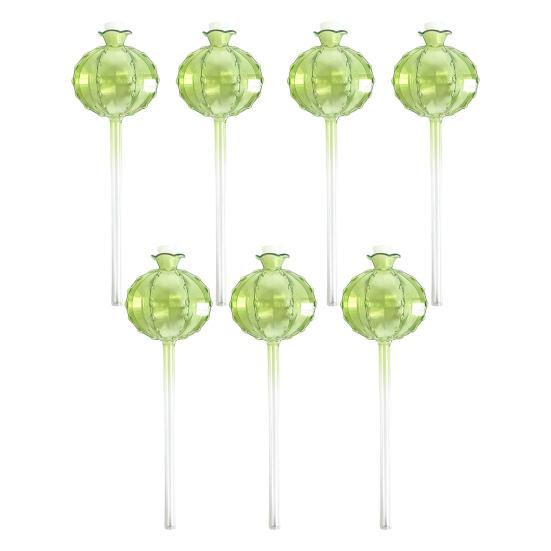 Plant Watering Bulbs Planter Insert Self Watering Globes with Stoppers Cactus Ball Shape Vacation Plant Watering Tools