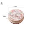 Three-dimensional Pattern New Wedding Candy Box Drum Candy Box Baby 100 Days Gift Box Packing Small Round Box