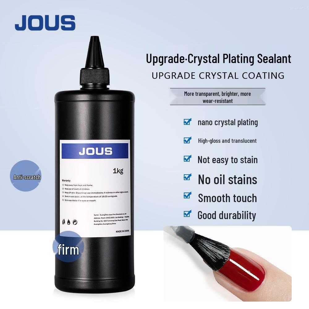 Nail Salon Electroplating Top Coat: Scratch-Resistant, Anti-Yellowing, Anti-Stain, Wear-Resistant, Super Bright Gel
