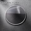 Sticlă de Safir Plat Grosime 1.0/1.2mm Diametru 28-32mm Cristal Transparent Circular Sticlă Minerală Piese Ceas Accesorii Ceas