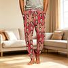Men's Casual Sleep Pants with Pockets for Home Relaxation