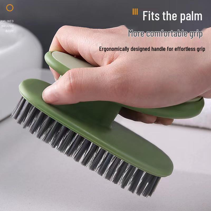 Multifunktionale Weichborsten-Wäsche- und Schuh-Schrubbürste mit langem Griff für den täglichen Gebrauch