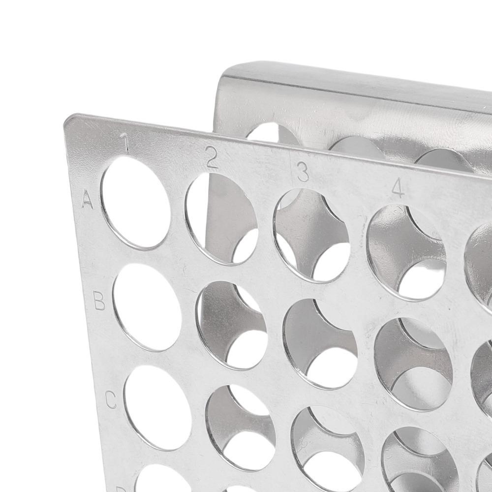 25 Holes 15/17mm 25 Holes Z Shape Centrifuge Tube Rack 25 Holes Tube Holder Chemical Experiment