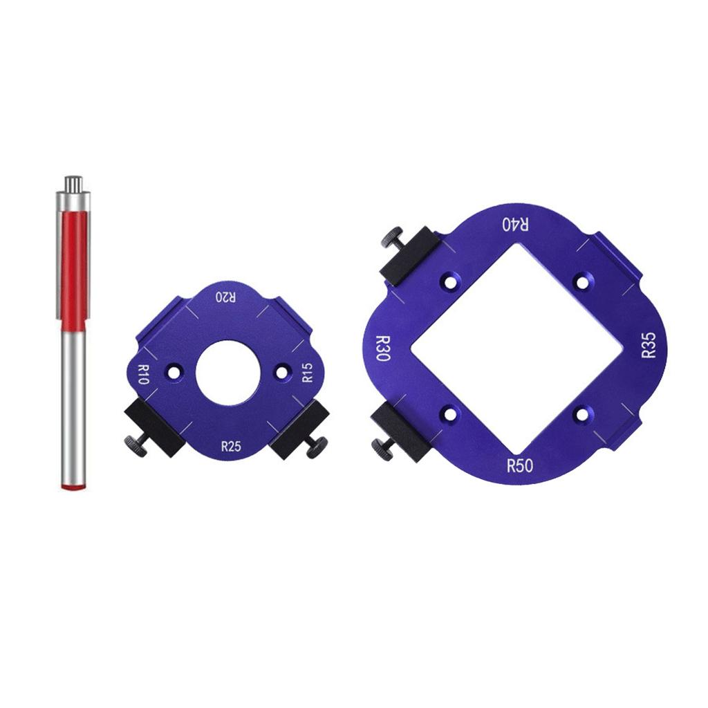Router Corner Radius Template Router Radius Jig Aluminum Router Templates for Woodworking Router Corner Jigs