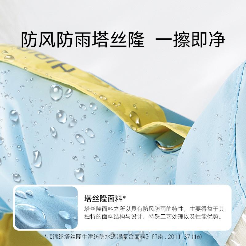 Dog raincoat four feet all-inclusive reflective traction contrasting color charge raincoat spring and summer rainy days out pet dog clothes