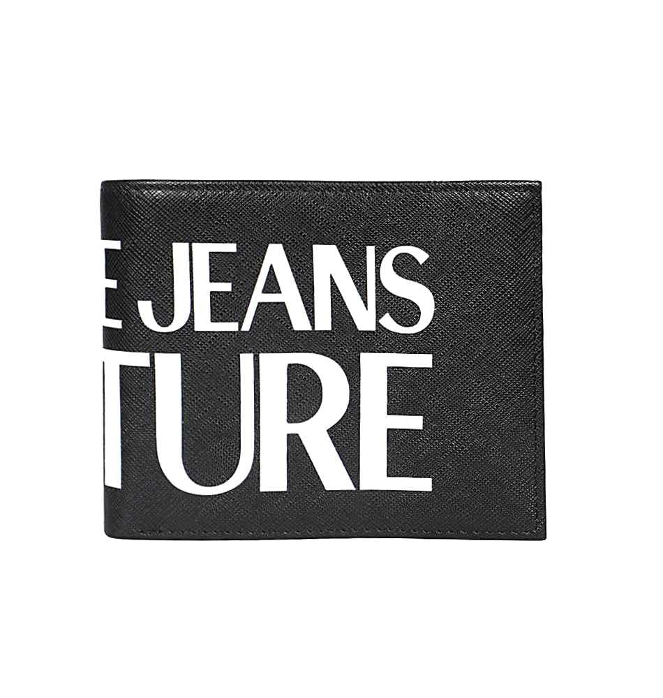 

Jeans wallet with coin purse 75YA5PC1 ZP111 899 Leather [Versace Couture] Bi-fold Men s (Used) чёрный