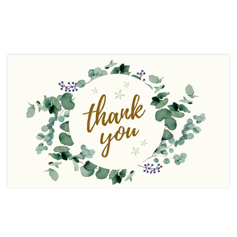 Pink Thank You Gift Card Tags for Packaging Decoration