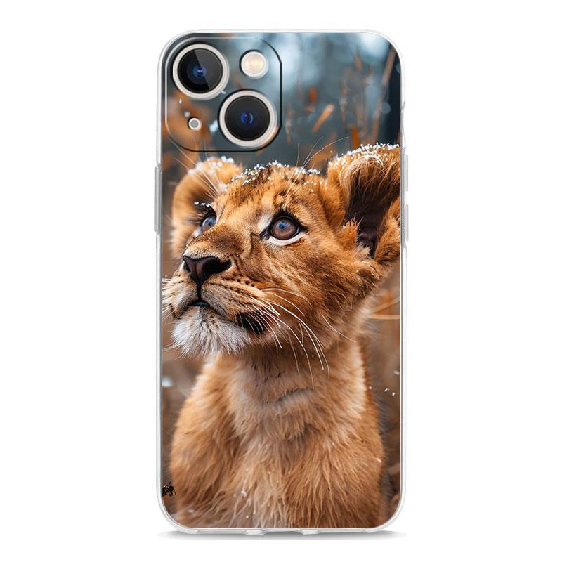 Lion Alpha Male Cub Phone Case For IPhone 18 11 Cases IPhone 18 15 12 13 14 16 Pro Max X XR XS 14 15 Plus 16Pro IPhone 1816 Clear Cover