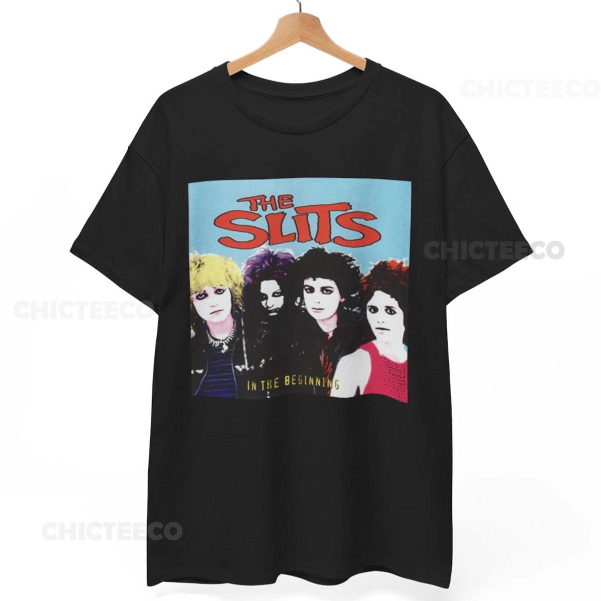 Футболка панк-рок группы The Slits Иконическая Музыка Ретро Унисекс M