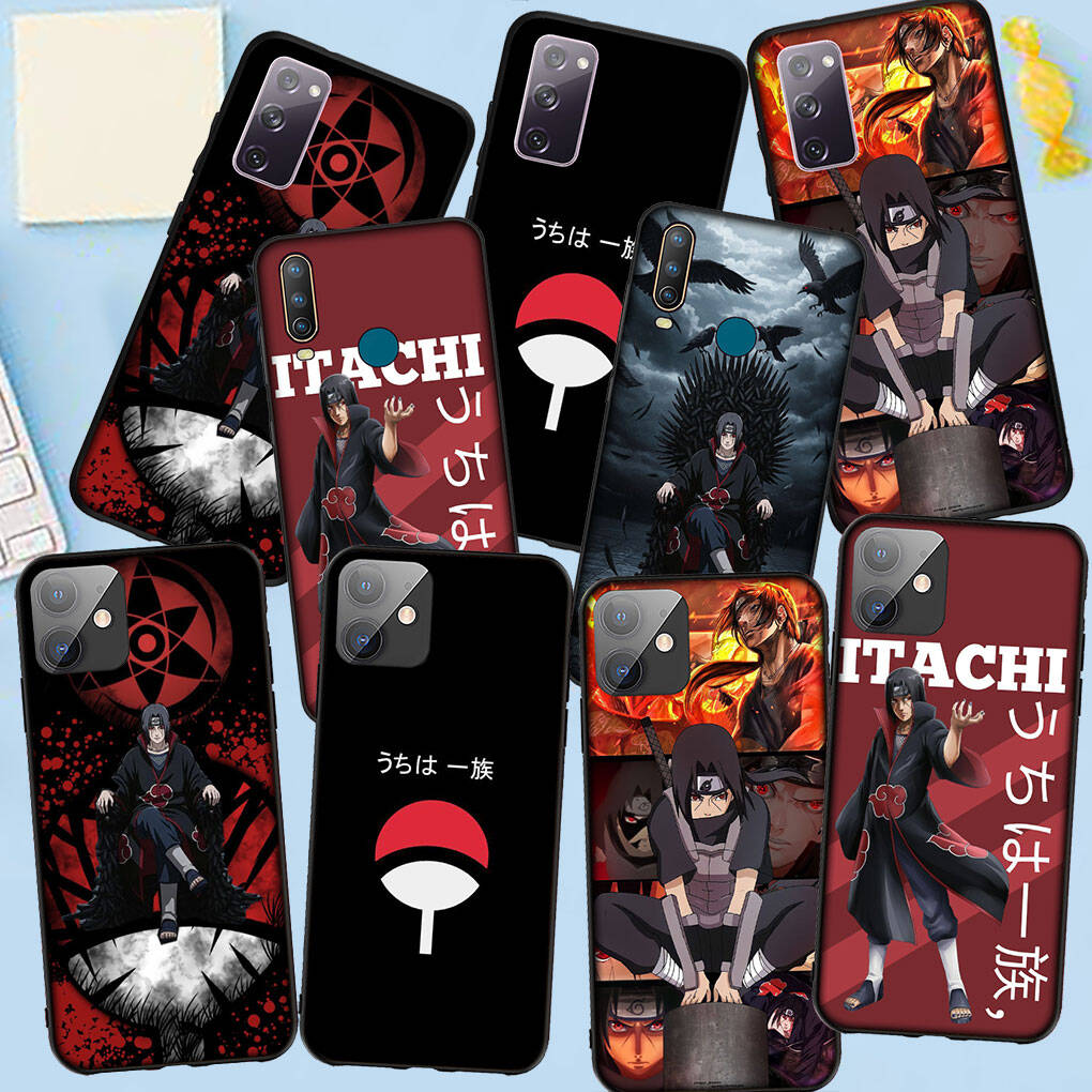 Case for iPhone 17 15 16 Plus Xiaomi Poco X7 X6 F8 F7 M8 C85 C75 C71 Redmi Note 14 12 11 13 Pro Max A4 14C 13C 15C Narutos Itachi Uchiha Sasuke Cover