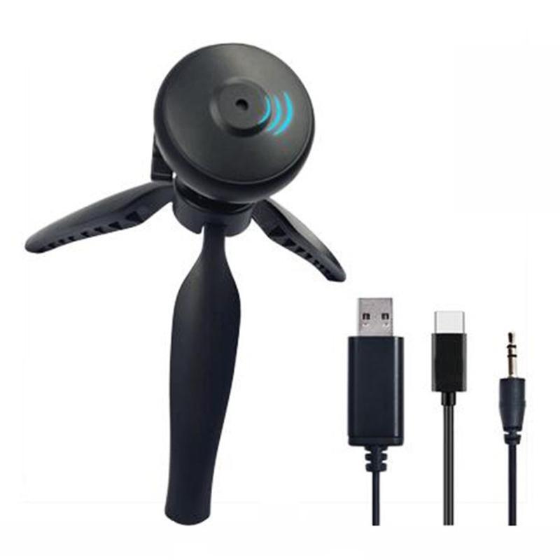  3.5mm Microphone 5m ABS Plug and Play for Laptop Desktop Computers PC Recordings