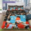 Erling Haaland & Phil Foden Pattern Bedding Home Decoration Birthday Gift ( 1 duvet cover + 2 pillowcase, without core),fan merchandise.