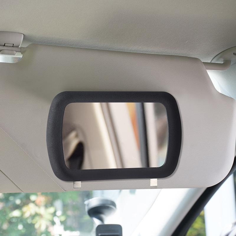 Car Clip on for Sun Visor Mirror Make-Up for Sun Screen Cosmetic Mirror High Def
