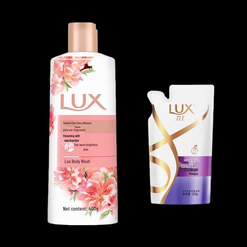 LUX Набор геля для душа и шампуня «Розовая вишня»