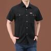 Men's Plus Size Casual Long-Sleeve Cotton Shirt - Spring/Autumn 2026 Collection