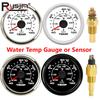 Vattentät 52 mm Vattentemperaturmätare Temperaturmätare 40-120℃ med 8 Färg bakgrundsbelysning Termometer Sensor för Bil Båt Motorcykel Husbil