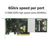 D2616 SAS2108 SATA SAS Raid 6Gbs 512M Cache Array Controller Card Low Baffle
