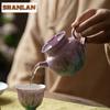 140ml Hand-painted Daisy Teapot Luxury Tea Infuser Pot Tea Maker Kettle With Ball Hole Flower Tea Chinese Tea Set Decoration