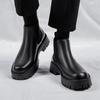 Winter British Style Chelsea Men's Boots Plus Suede Boots Trend All-match Boots Men