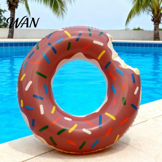 Children Float Tube Kids Summer Swimming Ring PVC Thickened Inflatable Leakproof Swim Non-leak Outdoor Pool Beach Party Safe