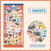Dessert Shop Collection Foam Flat Stickers Cute Stationary Supplies Scrapbooking Diy Stickers Children'S Gift For Students