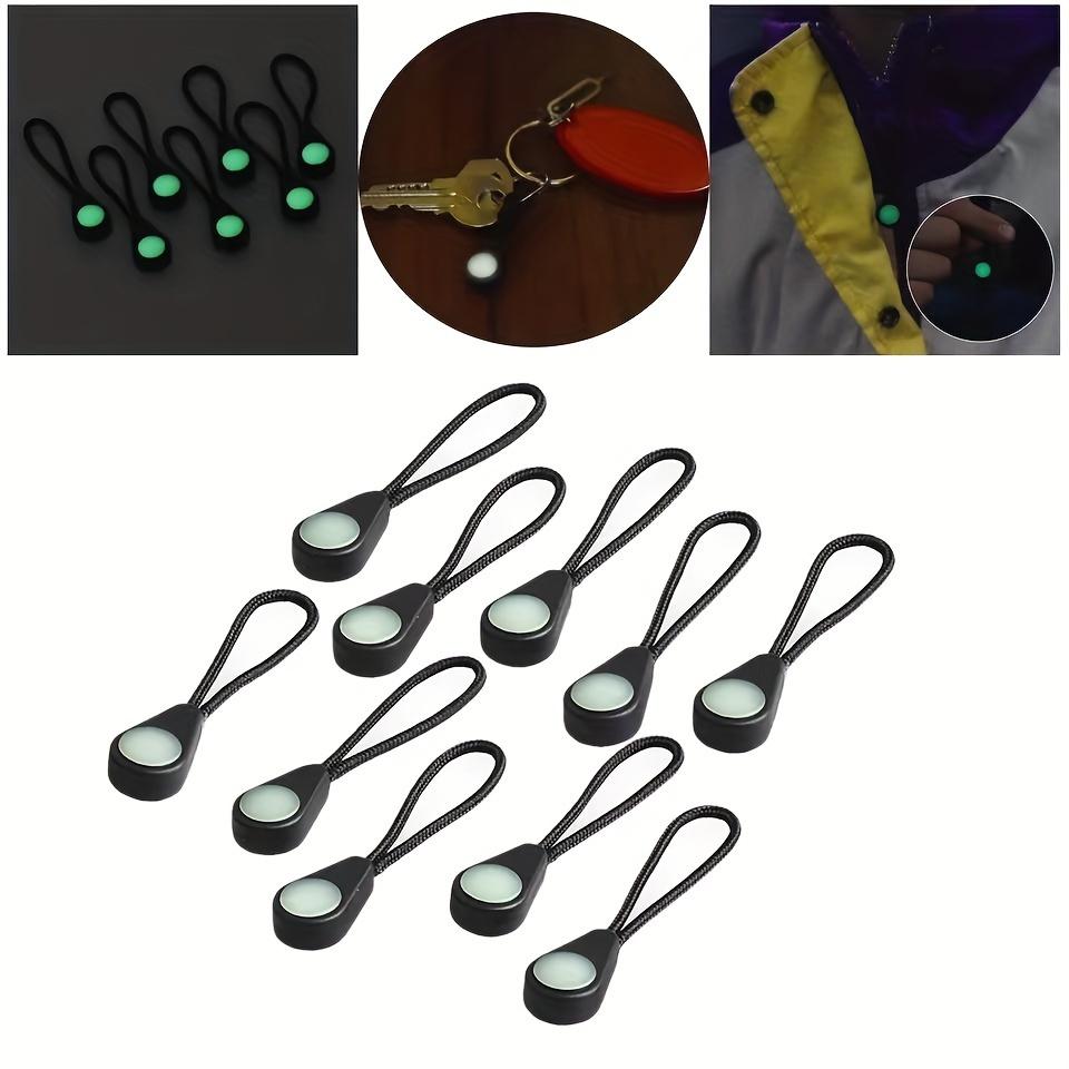 Leuchtende Reißverschlussschieber, Nachtsichtgrün, für Rucksäcke & Taschen, einfache Identifizierung & Verlustprävention