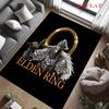 Elden Ring Krone Teppich für Wohnzimmer Schlafzimmer Zuhause Sofadekoration, Kinderspiel Rutschfeste Bodenmatte