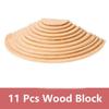 DIY Rainbow Blocks Baby Wooden Toys Large Size Rainbow Stacker Creative Building Blocks Montessori Educational Toys Wooden Toy