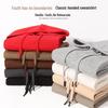 Hua Cotton Men's Versatile Loose Hoodie - Long Sleeve Top for Autumn/Winter