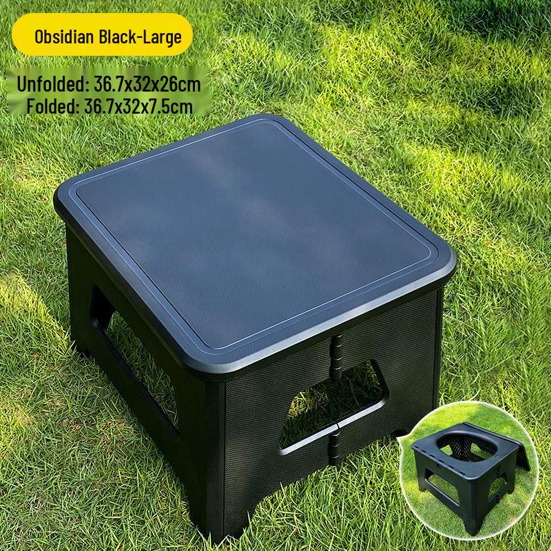 Portable Outdoor Camping Folding Toilet Seat - Odor-proof for Children & Adults