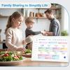 15.6 Inch Wall Planner Digital Calendar Chore Chart WiFi Smart Touchscreen Interactive Display Wall Desk Mount APP Control 32GB