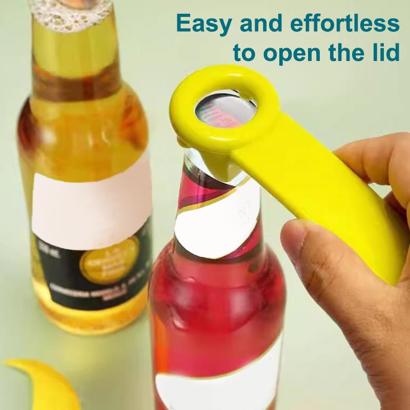 2 In 1 Portable Bottle Opener Phone Stand Universal Canned Can Opener Non-Slip Bottle Cap Beer Open Cap Kitchen Gadget