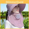 Stylish Sunshade Women Hat With Neck Protection Spring Summer Activities Outdoor
