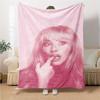 Sabrina Carpenter Blanket Soft Throw Blanket For Home Bedroom Bed Sofa Travel Office Solid Christmas Blanket
