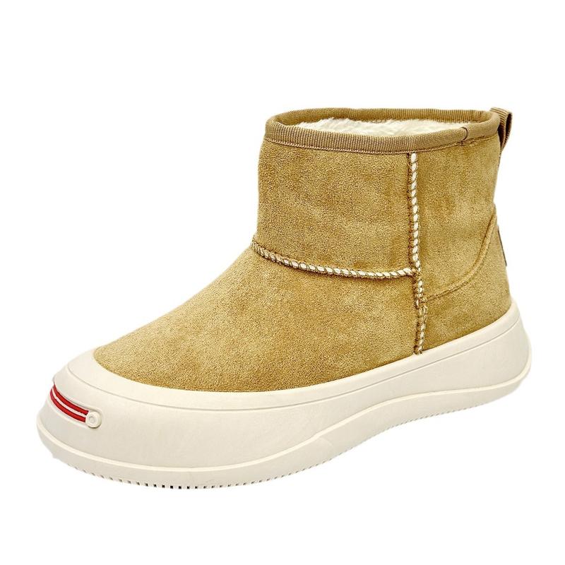 Fashion Fashion Versatile Ankle Boot 2024 New Warm Cotton Shoes Comfort Non Slip Men Shoes High Top Casual Leather Boots Men Casual Shoe