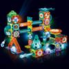 110-Piece 3D Magnetic Building Blocks Glowing Ball Track