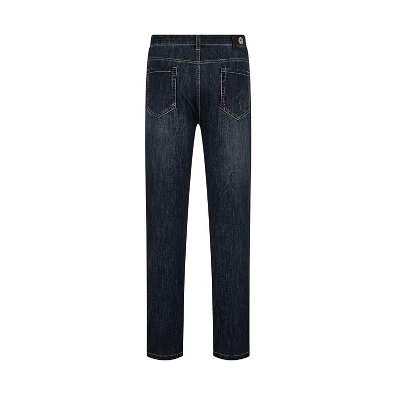 Septwolves Men's Washed Straight-Fit Denim Jeans