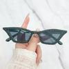 1PC Rhinestone Sunglasses Party Glasses Cat Eye Sunglasses Cat Eye Glasses Eyewear for Women Men Bar Sunglasses