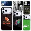 Capa Case for iPhone 17 Air 16 Pro Max 15 Plus 11 13 Mini 14 12 Back Phone Cover Rugby Ball