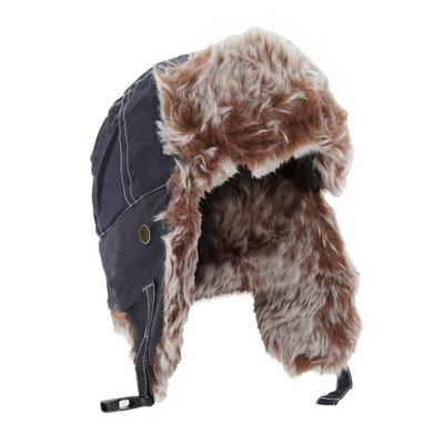 Klasyczna termiczna czapka traperska typu Sherpa, zimowa/narciarska unisex