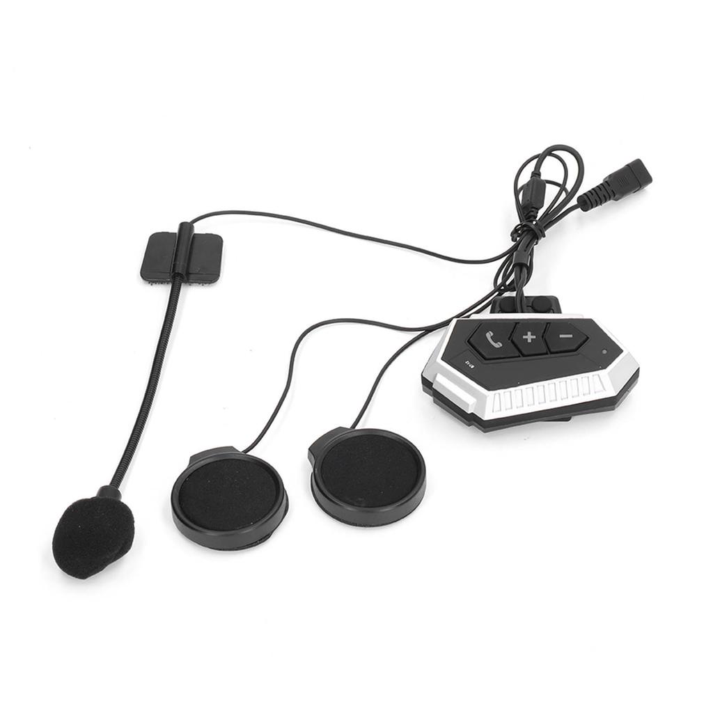 Motorcycle Helmet Bluetooth Headset Working Time 120 Hours Hands Free Call Waterproof Wireless