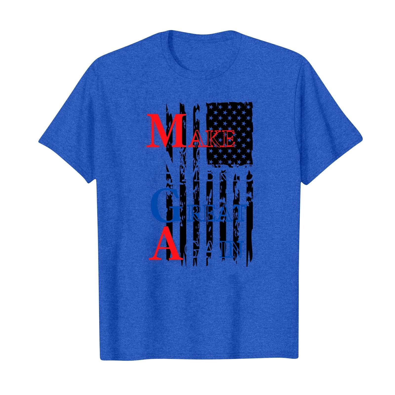 

Мужская модная повседневная футболка с принтом, пуловер с круглым вырезом, топ с короткими рукавами L