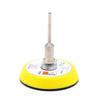 5.1cm Mélange Cran Ponceuse Disque 3mm Tige Ponçage Vernis Polir Pad Backer Plat