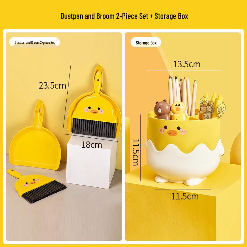 Kids Mini Desk Broom & Dustpan Set