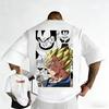 2026 Dragon Ball Goku Japanese Anime Printed Men's T-Shirt for Women Pure Cotton Harajuku Y2k Short Sleeve Tshirt Clothing Tee