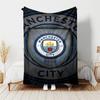 1pc Blanket - Manchester City Football Club Print Design, Lightweight Blanket for Sofa, Bed- Soft &Warm, Gift for All Seasons
