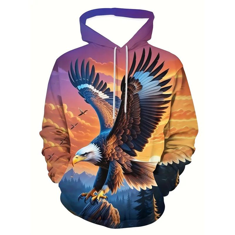 

Стильная толстовка с капюшоном с принтом волка, мужская повседневная дышащая удобная толстовка с капюшоном для активного отдыха 4XL разноцветный