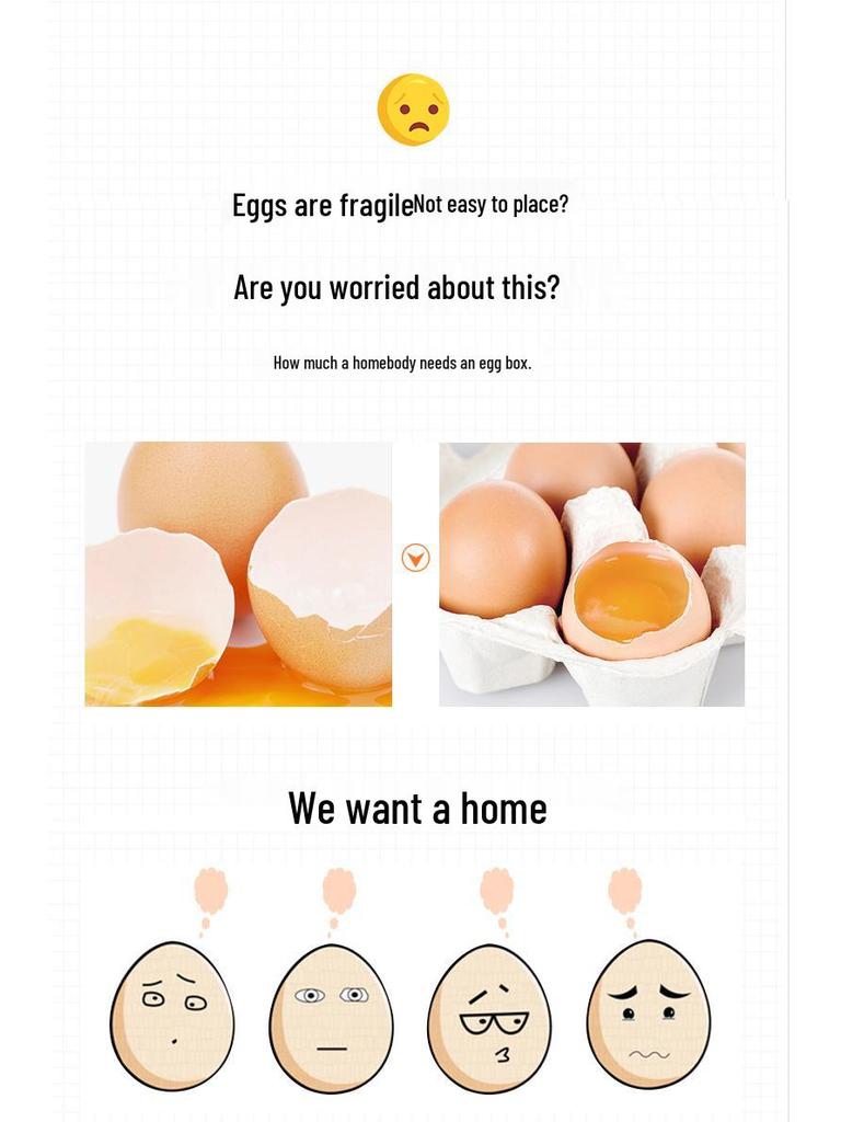 Doppelschichtige transparente Eieraufbewahrungsschublade – Lebensmittelgeeigneter, bruchsicherer Halter für den Kühlschrank.